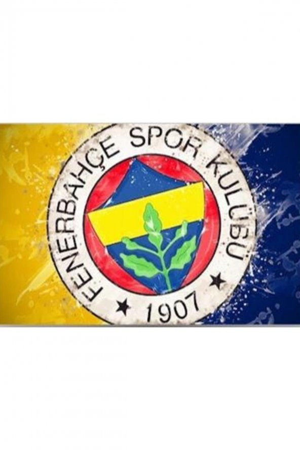 Fenerbahçe Sayılarla Boyama Seti Rulo Duvar Sticker 70 x 90 cm - 1