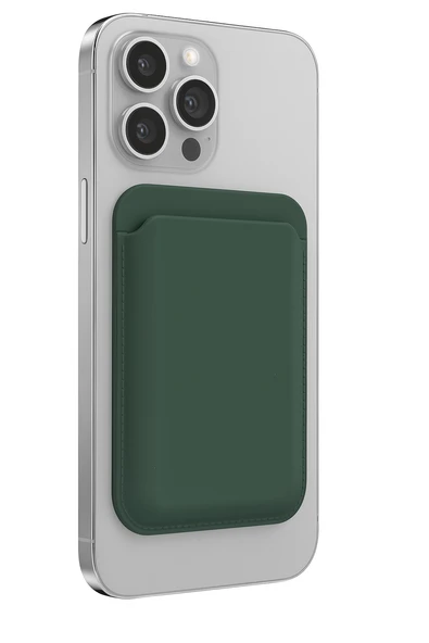 iPhone 11 Pocka Magsafe Cüzdan Charcoal Green ürün görseli 1