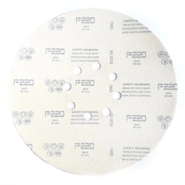 Velcro 225 mm 220 Kum Alçı Zımpara Makinası Yedeği - Resim 3