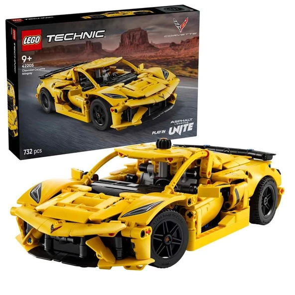 Orjinal Lego Technic Chevrolet Corvette Stingray Lego Technic 42205 ürün görseli