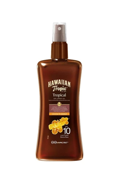 Hawaiian Tropic Hawaııan Tropic Bronzlaştırıcı Yağ Spreyi Spf 10 200 Ml - Resim 3