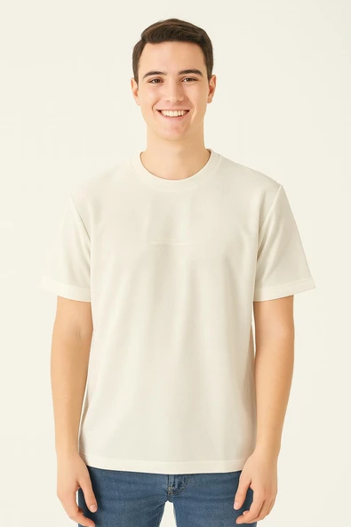 White Room Slim Fit Erkek Kısa Kol Tshirt  7364 ürün görseli