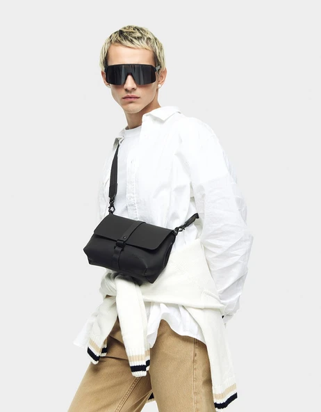 Gaston Luga Spläsh Crossbody Bag - Black - 6