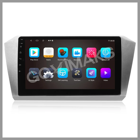 VOLKSWAGEN PASSAT B8 METALİK GRİ UYUMLU 6GB RAM 128GB HAFIZA ANDROID MULTIMEDIA - Resim 8