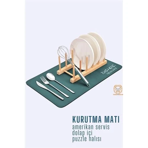 CEYLAN ADAM Bulaşık Durulama Kurutma Matı Süzücü Emici D.Reohouri Design