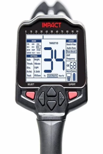 Nokta Impact Pro Özel Paket Define Altın Metal Dedektör - Resim 4