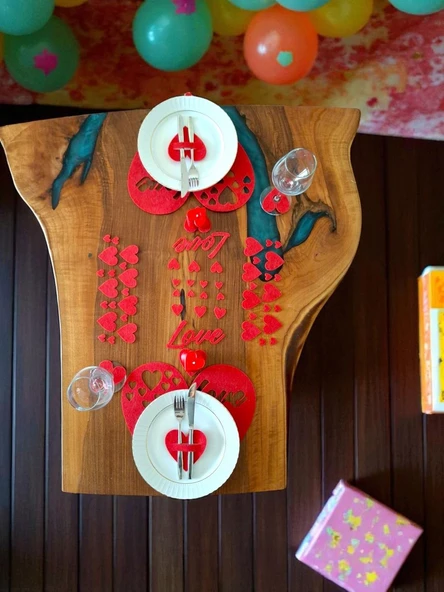 62 Parça Yıldönümü Kutlama Seti - Resim 7