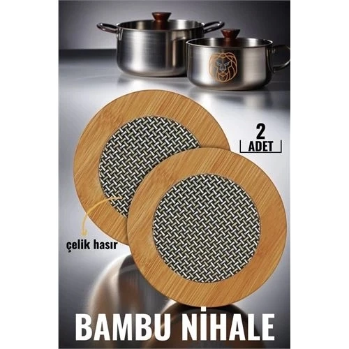 CEYLAN ADAM 2 li Bambu Çelik Telli Nihale Falper Design