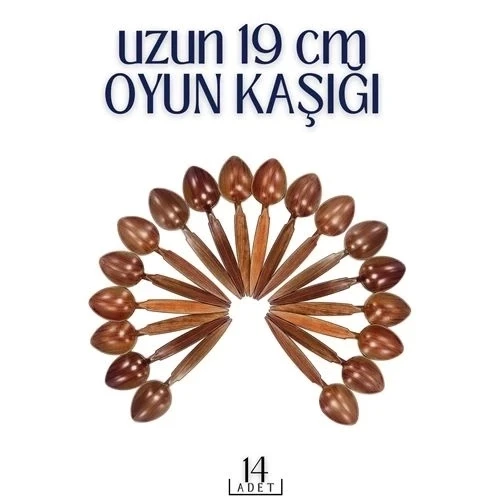 CEYLAN ADAM Uzun Oyun Kaşığı 14 ADET ürün görseli