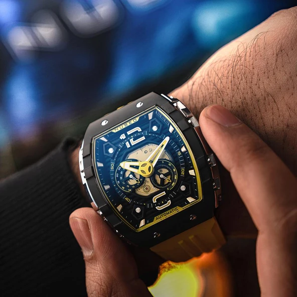 NUBEO NB-6087-08 Erkek Kol Saati - Resim 3