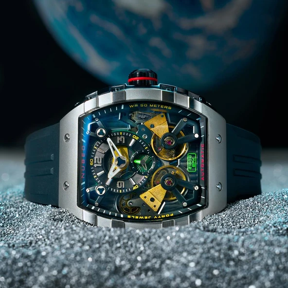 NUBEO NB-6100-02 Erkek Kol Saati - Resim 3