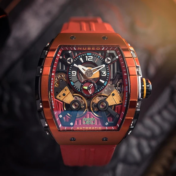 NUBEO NB-6100-04 Erkek Kol Saati - Resim 6