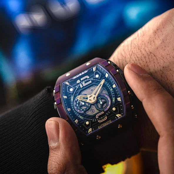 NUBEO NB-6087-01 Erkek Kol Saati - Resim 3