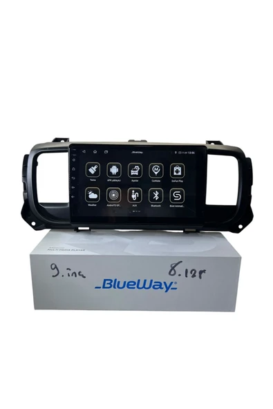 Citroen Jumpy 2017-2022 BLUEWAY 8-128 TAM PROFESYONEL OEM MULTİMEDİA - 2