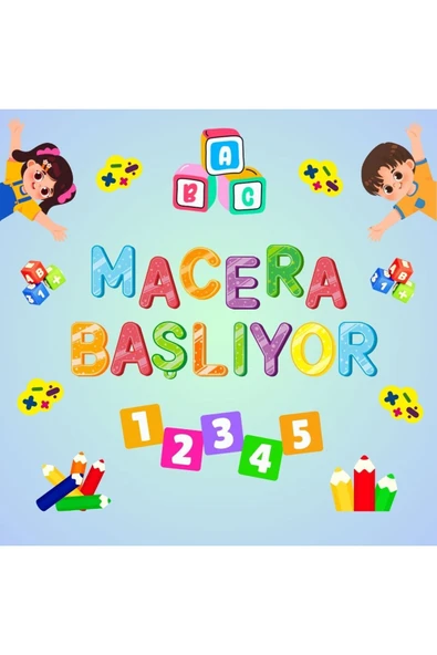 Ti PlayMACERA BAŞLIYOR OKUL PANO SÜSÜ 02 - 2