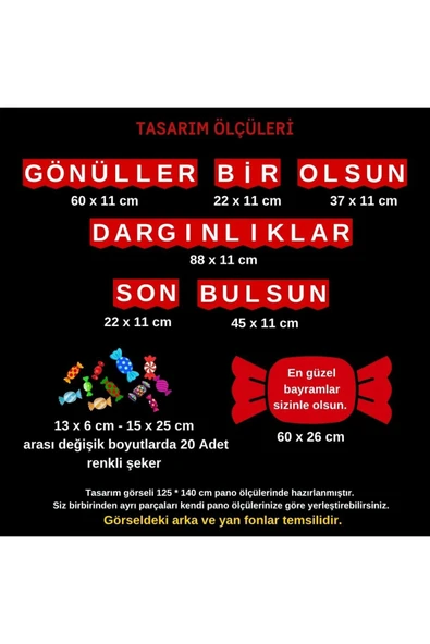 Ti PlayRAMAZAN / KURBAN BAYRAMI KUTLAMA PANO SÜSÜ - 2