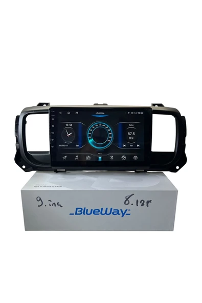 Citroen Jumpy 2017-2022 BLUEWAY 8-128 TAM PROFESYONEL OEM MULTİMEDİA