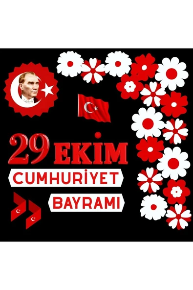 Ti Play29 EKİM CUMHURİYET BAYRAMI PANO SÜSÜ - 1