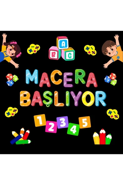 Ti PlayMACERA BAŞLIYOR OKUL PANO SÜSÜ 02