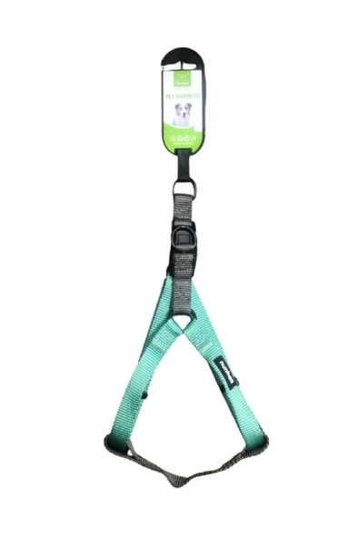 Nunbell Turkuaz Köpek Göğüs Tasması 1,5 cm (Göğüs: 30 cm - 50 cm) ürün görseli