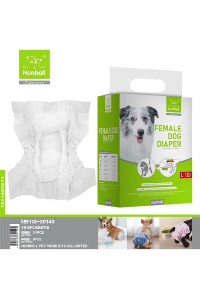 Nunbell Alt Bağlama Bezi 10'lu L Boy ürün görseli