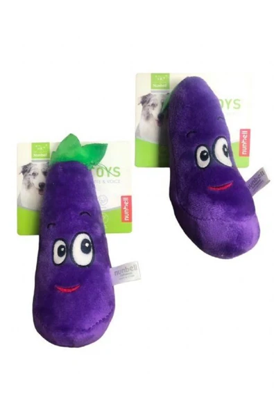 Nunbell Peluş Köpek Oyuncagı Patlıcan ürün görseli