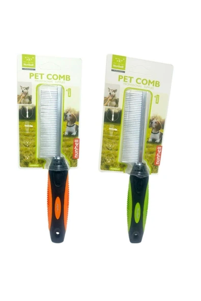 Nunbell Kedi Köpek Tek Taraflı Tüy Açma Tarak 22x3 Cm - 1