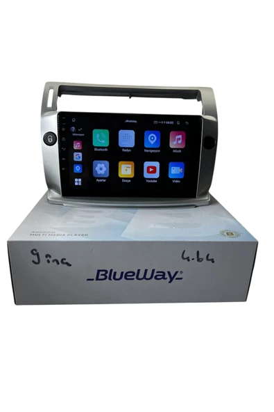 Citroen C4 2004-2010 BLUEWAY 4-64 PROFESYONEL OEM MULTİMEDİA ürün görseli 1
