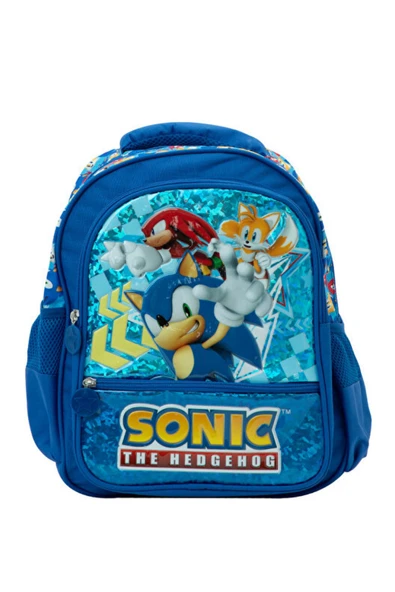 sonic li  2+1 bölmeli ilk okul çantası 6-9 yaş ürün görseli 1