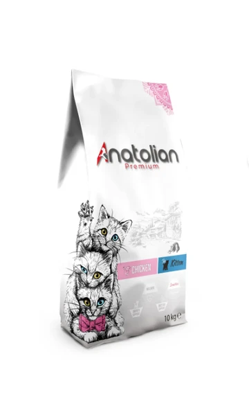 Anatolian Premium Tavuk Etli Açık Yavru Kedi Maması 1 Kg