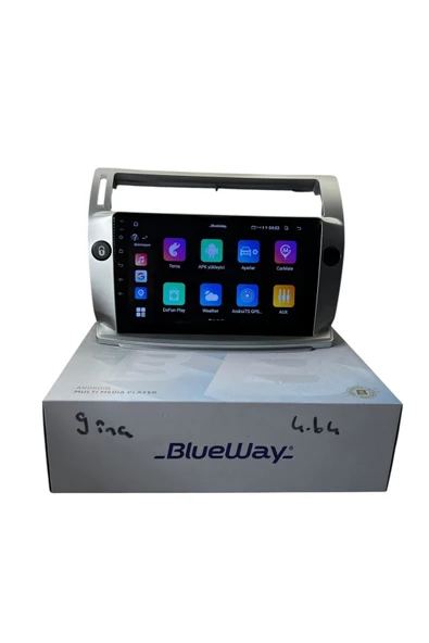 Citroen C4 2004-2010 BLUEWAY 4-64 PROFESYONEL OEM MULTİMEDİA - Resim 3