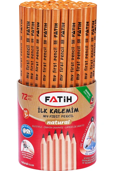 FATİH KALEM FATIH ILK KALEMIM NATURAL 72 LI