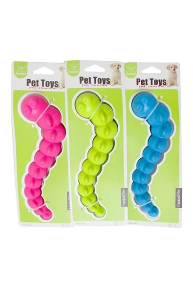 Nunbell Plastik Tırtıl Köpek Oyuncağı 15 Cm ürün görseli