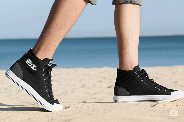 Lescon Royal Sneakers Erkek Spor Ayakkabı Siyah - 1