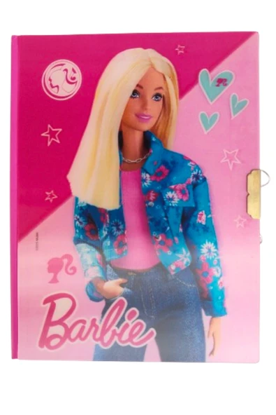 hologramik baskılı desenli kilitli günlük 80 yaprak a5 boy 1 adet