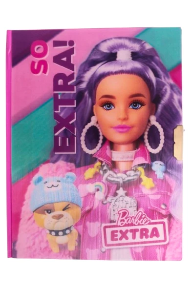 hologramik baskılı  desenli kilitli günlük 80 yaprak a5 boy 1 adet ürün görseli 1