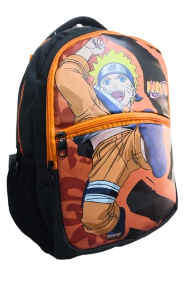 naruto lu 3 bölmeli okul çantası ilk okullar için - Resim 2