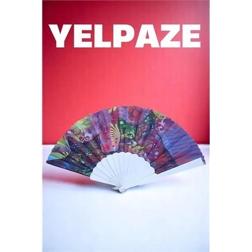 CEYLAN ADAM Desenli Yelpaze – Renkli ve Şık Figürlü Tasarım ürün görseli