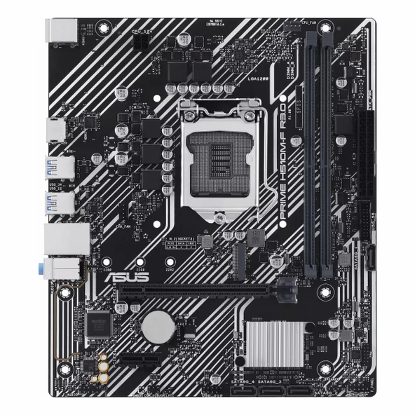 Asus Prime H510M-F R3.0 DDR4 (3200MHz)OC M.2 HDMI PCIe 4.0 1200P mATX Anakart - Resim 2