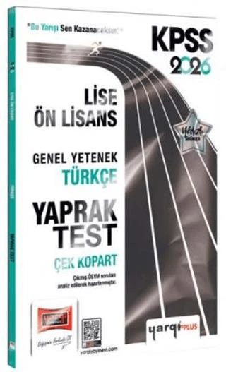 Kpss Türkçe Lise-ön Lisans Genel Yetenek Yaprak Test 2026 ürün görseli 1