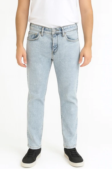 Black Wood Erkek Slim Fit Jean Pantolon - 7365