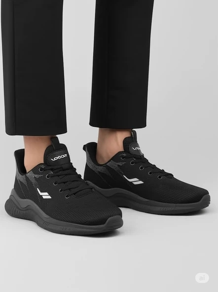 Lescon Etna 4 Flex Erkek Spor Ayakkabı Siyah