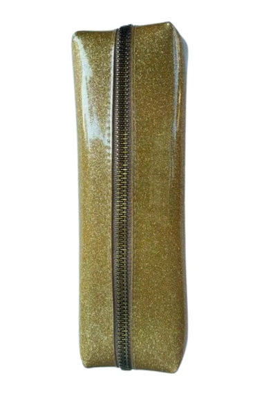 tek bölmeli simli rugan kalemlik 1 adet - Resim 2