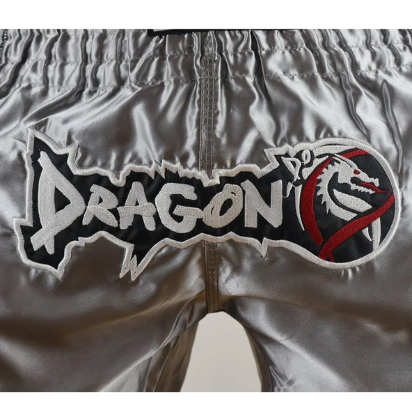 DragonDo MT3076 Shiny Muay Thai Gri Kick Boks Şortu - 5