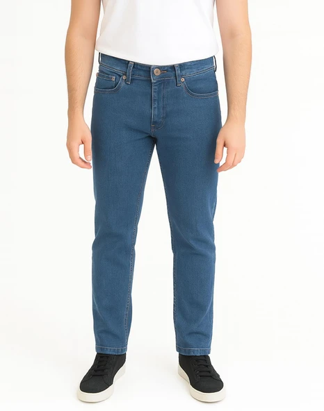 Black Wood Erkek Slim Fit Jean Pantolon - 7366