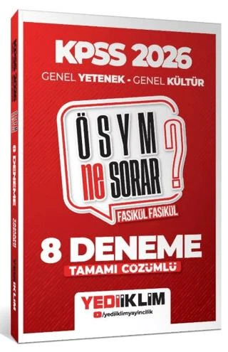 Kpss Ösym Ne Sorar Gk Gy Tamamı Çözümlü Fasikül ürün görseli 1