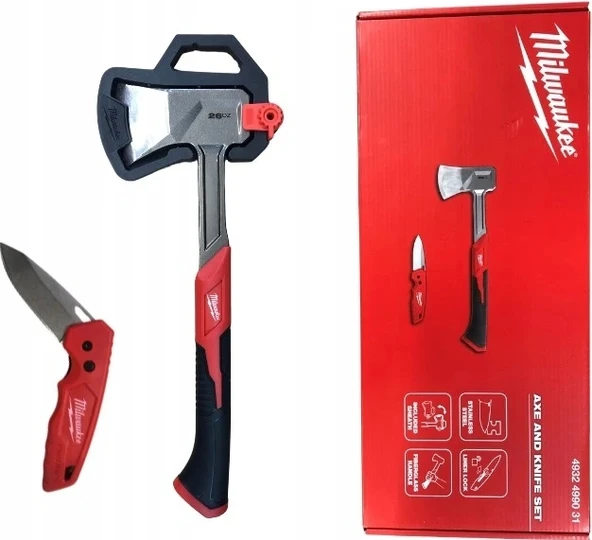 Milwaukee 40 CM Balta Katlanır Çakı Seti 4932499031 - 2