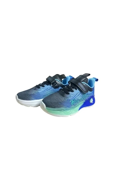 Benetton Spor Ayakkabı Siyah Mavi BNI-10277 - 4