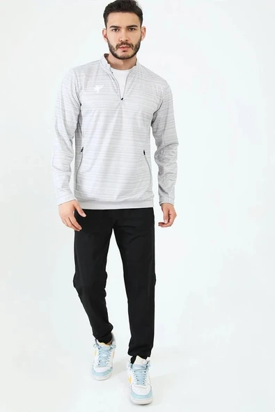 Joma Erkek Günlük Sweatshirt Sudadera Explorer 4232315 - Resim 6