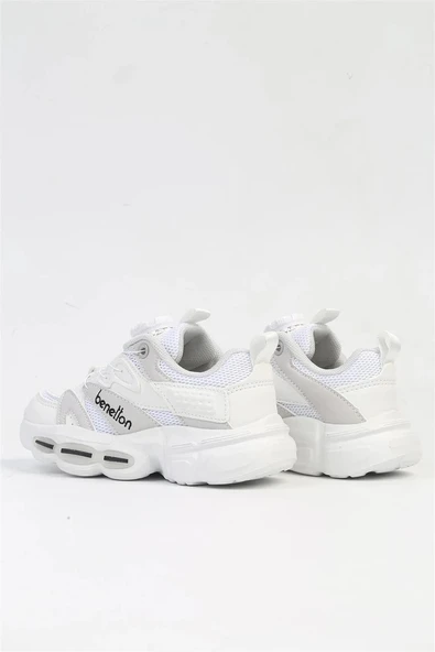 Benetton Unisex Çocuk Sneaker Beyaz BNI-10255 - 3